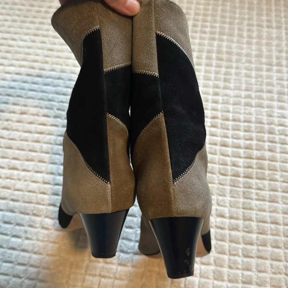 Isabel Marant suede patchwork boots 39 - Picture 4 of 6